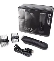 Metro Man Rechargeable USB Waterproof Body Hair Trimmer Richard Model NIB