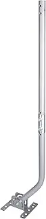 32.8" Universal TV Antenna Mount，Adjustable Antenna Mounting Pole，Weatherproof Mast Pole，Steel J-Mount for Outdoor/Attic Roof Wall Installation(1" Diameter,Silver)