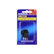Narva Off / On Rocker Switch With Waterproof Neoprene Boot And Red Led