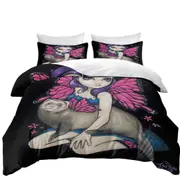 Fairey and Ferret with Butterfly Wings Quilt Cover