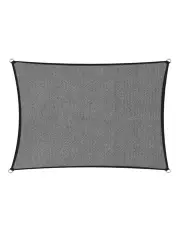 [Wallaroo] 280GSM Outdoor Sun Shade Sail Canopy in Grey