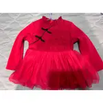 女童 幼童過年洋裝 過年紅色洋裝