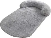 Comfortable Dog Bed Pet Sleeping Bed Kennel Pet Supplies Soft Nest Dog Sofa Mattress for Medium Small Puppy, Light Grey