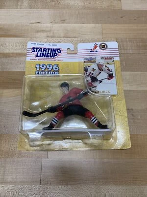 JEREMY ROENICK Chicago Blackhawks Starting Lineup NHL 1996 Figure & Card Box 58