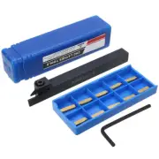 MGEHR1212-2 Lathe Grooving Tool Holders Cut-Off 12x12x100mm + 10PC MGMN200