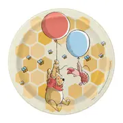 Winnie the Pooh Honeycomb Small Paper Plates (Pack of 8)