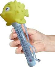 Pool Water Temp Gauge,Cartoon Outdoor Temperature Meter - Pool Floating Easy Read Temp Gauge for Cold Plunge Hot Tub Ice Bath SPA Aquarium Pond