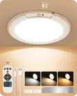 Rechargeable Motion Sensor Ceiling Light with Remote, Wireless Ceiling Light ...