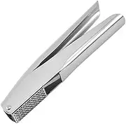 Stainl Steel Garlic Pr Rustproof Garlic Mincer with Ergonomic Handle Dishwasher Safe Efficient Ginger Crusher Silver One Size
