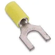 THOMAS & BETTS RC10-10F 1" Nylon Insulated Fork Terminal Copper