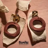 在飛比找蝦皮商城優惠-【Bonita】銅針/大木圈耳針耳環700-9226/大自然