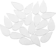 3 Cartoon Raindrops Wall Sticker Mini Mirrors Tiles Mirrors for Crafts Mosaic Tiles for Crafts Acrylic Silver