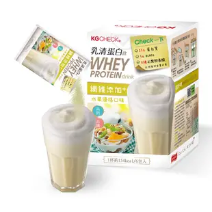 【聯華食品 KGCHECK】蛋白飲-水果優格口味(43gx6包)｜超取限購20盒