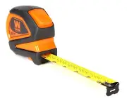 WEN ME425T 25-Foot Measuring Tape with Automatic Brake and Dual-Release Triggers