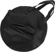 SECFOU Dumb Drum Practice Pad Bag Portable Oxford Cloth Carrying Case for Snare Drum Drumsticks Accessories Lightweight Compact Water Resistant Storage