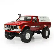 C24 1/16 RTR 4WD 2.4G Military Truck Buggy Crawler Off Road RC Car 2CH Toy