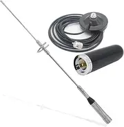 Car ham Radio Antenna VHF/UHF Heavy Duty Magnetic Based Antenna PL-259 Plug for Amateur Radio scanning Repeater Systems in Cars, Vehicles, SUVs.（Antenna）