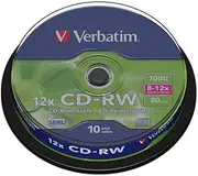Verbatim 43480 12x CD-RW - 10 Pack Spindle