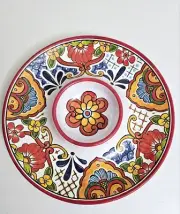 Taco serving tray prepara TACO multicolor size large 13 x 1.5 in made Melamine