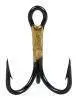 Eagle Claw L774BKU #6 25CT Platinum Black 4X Treble Hook