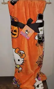 2024 Hello Kitty Halloween One Blanket Plush Cloud Throw Sanrio 60x70