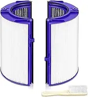 2-IN-1 Filter Replacement for Dyson PH01 PH02 HP06 TP06 HP07 TP07 HP04 TP04 DP04 TP09 HP09 Air Purifier 360 Combi Glass Pure Cool Hot Humidify Fan, 2-IN-1 HEPA + Carbon Filter (Upgraded)