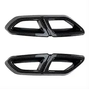Exhaust Tail Pipe For Magotan For Passat B8 2016-2019 Rear Lip Bumper Spoiler Car Tail Throat Frame Exhaust Pipe Trim Carbon Fiber Exhaust Tip