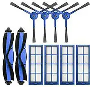 Replacement Parts Kit Fit for Eufy RoboVac L70 Hybrid Robot Vacuum Cleaner Accessories, 2 Rolling Brush 4 HEPA Filters 4 Side Brushes…