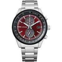 在飛比找ETMall東森購物網優惠-CITIZEN星辰東京紅限量版計時碼錶腕錶(CA7034-9