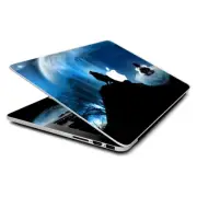 Skin Wrap for MacBook Pro 15 inch Retina howling wolf moon