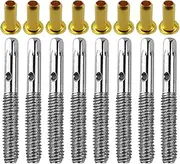 LIGIGWASH 8 Sets Piano Tuning Pins Screws Kit Metal Piano Loose Tuning Pins String Instrument Accessories