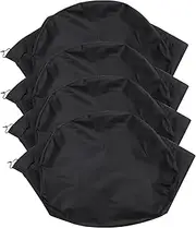 ULTECHNOVO Protector Cover 4pcs Oxford Cloth Car Wheel Sun Shield Easy Install Black 210d