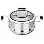 Scanpan Mirror Polished Stainless Steel Coppernox Multi Steamer Insert with Lid