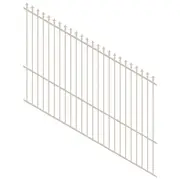 ProtectorAl 1201-2400W x 1800H Surfmist Spear Top Pool Fence Panel Raked 16-30º