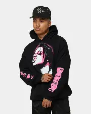 [YUNGBLUD] Yungblud Icons Face Hoodie Black - Size XL XL Black