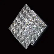 Asfour Crystal Wall Light in Chrome