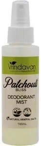 Vrindavan Deodorant Mist Patchouli Bliss 100ml