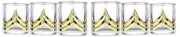 DOF Glasses Tumblers Rock Glassware 'Triumph' Set 6-pc, Water Glasses