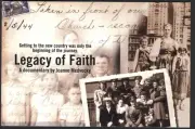 Modern FILM POSTER Postcard: LEGACY OF FAITH (Documentary by Joanne Medvechy)