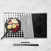 KitchenRaku Large Induction Hob Protector Mat,Induction Hob Cover - (Magnetic) Cooktop Scratch Protector - for Induction Stove,Multifunctional Silicone Mats (78x52cm)