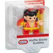 Little Tikes Waffle Blocks Figure Pack- Geisha - Build, Connect, and Create