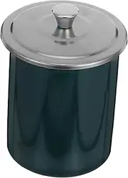 Homoyoyo Smokeless Metal Ashtray with Lid Windproof Design for Outdoor Table Decor Easy to Clean Elegant Stainless Steel Ashtray for Home Office and Hotel Use