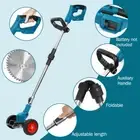 1800W Cordless Grass Trimmer Lawn Electric Handheld Whipper Snipper Strimmer