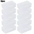 10 Pcs Mini Plastic Storage Box Jewelry Bead Screw Organizer Container Cases
