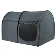 4 Doors Bed Tent Breathable Tent Light Blackout with 7 mm Fiber Poles