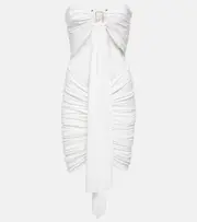 [Christopher Esber] Christopher Esber Bezel Quartz sash minidress AU 14 white