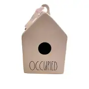 Rae Dunn Birdhouse Occupied White Ceramic Farmhouse Decor New