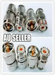 4x Variants N type to UHF male female PL259 SO239 adapter converter connector