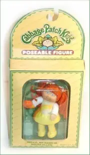 Cabbage Patch Kids 1984 POSEABLE FIGURE Nelda Ellen Red Hair Girl CPK in BOX