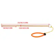 (Golden)Scuba Diving Aluminum Alloy Tickle Pointer Stick With Measurement MU